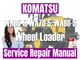 Komatsu Wheel Loader WA65-5 WA70-5 WA80-5 Service Repair Manual
