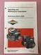 10/86 Briggs Stratton Operating Maintenance Instructions 271977 80200 To 82200