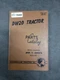 Caterpillar CAT DW20 Tractor Factory Parts Catalog Manual