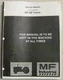 MF Industrial Massey-Ferguson MF 50E Tractor Digger Loader Operator Manual Book