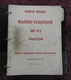 ORIGINAL 1964-1975 MASSEY FERGUSON MF 175 MF175 TRACTOR PARTS CATALOG MANUAL