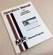 Massey Ferguson Mf 42 Rear-Mounted Mower Operators Owners Assembly Manual