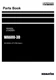 Komatsu WA600-3D Wheel Loader Parts Catalog Manual SN 50001-UP (TBG Spec.)