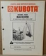 Vtg KUBOTA Parts & Service Manual Model 4540 Backhoe L3350 L3750 L4150 Tractors