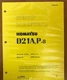 Komatsu Service D21A-8, D21P-8 Shop Manual Dozer Workshop Repair Book