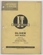 IT  OLIVER 99 6 CYL, SUPER 99, SUPER 99 GM Tractor Hop Manual 100 Pages