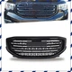 Front Upper Bumper Grille Fit For GMC Acadia SL SLE 2017-19 Plastic Glossy Black