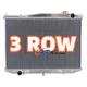 3 ROW Aluminum Radiator for 1997-2001 Nissan Navara D22 3.2L 4cyl QD32 Diesel