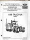 FORD NEW HOLLAND TRACTOR Model 1156 #57115612 Issue 5-92 Service Parts Catalog