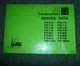 Mitsubishi FG15 FD15 FG18 FD18 Forklift Lift Truck Service Data Manual xz