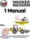 WACKER NEUSON 1490 P50 WEIDEMANN WHEEL LOADER PARTS MANUAL PDF USB