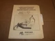 PY152) Bush Hog Parts Manual - LOOSE LEAF - RZ 60 Rotary Cutter