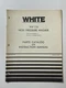 1978 White - WM 518 High Pressure Washer - Parts List & Instruction Manual