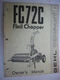 GEHL FC72C FLAIL CHOPPER OWNER'S MANUAL