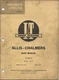 Vintage 1960 I&T Shop Manual for Allis-Chalmers D10 D12 Tractor Manual No. AC-10