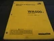 Komatsu WA500-1 Wheel Loader Owner Operator Maintenance Manual 20001- xo