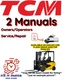 TCM FTB20-7 FORKLIFT OWNERS OPERATORS SERVICE REPAIR SHOP MANUAL PDF ON USB