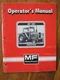 Massey Ferguson MF 285 Tractor operators manual ORIGINAL