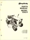 Simplicity Lawn Tractor model 7016H parts manual16 H.P. 42" 48" DECK 1690202