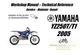 Yamaha YZ250T1  YZ250 T1 Service Repair Workshop Manual USB 2005