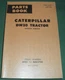 CAT CATERPILLAR DW20 TRACTOR PARTS MANUAL BOOK S/N 88E00001-1790