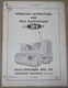 ALLIS CHALMERS HD21P CRAWLER DOZER OPERATION & FIELD MAINTENANCE MANUAL BOOK