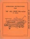 Allis Chalmers Operators Instructions for 66 ALL CROP Harvesters B Series Manual