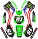 Graphic Kit for 1999-2002 Kawasaki KX125 KX250 KX 125 250 American Monster Decal