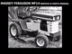 MASSEY FERGUSON MF14 WORKSHOP & PARTS MANUALs for MF 14 Tractor Service & Repair