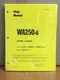 Komatsu WA250-6 Wheel Loader Shop Service Repair Manual