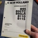 New Holland B95 B95TC B95LR B110 B115 Loader Backhoe Operators Manual