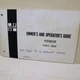Hyster PIONEER P40A P50A FORKLIFT Owner Operation Maintenance Manual guide book