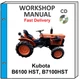KUBOTA B6100 HST B7100HST SERVICE REPAIR WORKSHOP MANUAL ON CD