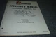 Farmhand F20-A Loader Parts Catalog & Owner Operator Manual SN 1600-Up xz
