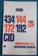FORD 134 144 172 192 CID ENGINE OPERATION & MAINTENANCE MANUAL BOOK