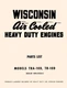 WISCONSIN TRA-10D TR10D Air Cooled Engine Parts Manual