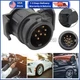 13 to 7 Pin Trailer Truck Electric Towing Converter Tow Bar Plug Adaptor Socket