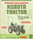 Kubota Tractor B5100D B5100E B6100D B6100E B7100D OPERATORS OWNERS MANUAL GUIDE 