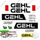 Fits GEHL RT135 Decal Kit Compact Track Loader Decals - 7 YEAR 3M VINYL!