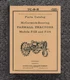 F12 F14 Tractor Parts Manual Catalog Mccormick Deering Farmall F12 F14 - PAPER M