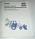Ford 555D 575D 655D 675D Tractor Loader Backhoe Operators Manual 42055526 1993