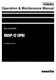 Komatsu D65P-12 JPN Bulldozer Operators Maintenance Manual SN 65001-66114