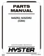 Hyster N45ZR2, N35ZDR2 (D264) Forklift Parts Catalog Manual PDF USB