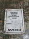 HYSTER FORKLIFT ELECTRICAL DIAGRAMS MANUAL EV-100ZX E45XM-E65XM 1994 SHOP BOOK