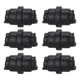 6x Lower Roller Kit for Hitachi ZX35U-5N ZX26U-5N Excavator 4340535 Track Parts