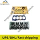 Cylinder Head+Full Gasket Kit for Yanmar 4TNE84 Engine Daewoo DSL601 skidsteer
