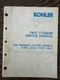 KOHLER ENGINES TWO CYLINDER SERVICE MANUAL K482, K532, K582, K662 ENS-607, 1982