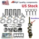 V2203 Overhaul Kit+rod+crankshaft For Kubota Engine Tractor L4350DT L4350DT