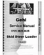 Gehl 3725 3825 4625 Skid Steer Loader Owners Operators Manual