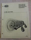 Vicon H-1050 Rake series 47004 Parts List Catalog Manual Original